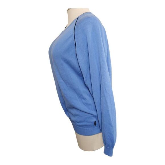 Izod XFG Cool-FX vneck sweater blue black trim size XL - Picture 5 of 7